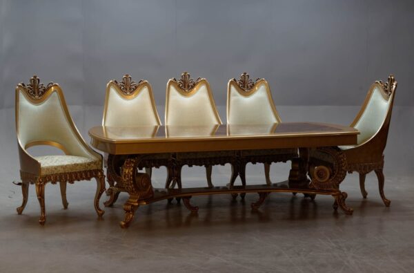 Gold Rush Dining Set in Teak Wood - Image 13
