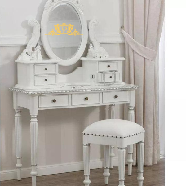 Furniture Style Luxurious Dresser with Mirror Frame