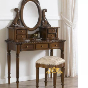 Classical Victorian Dresser Teak Wood High Gloss Finish