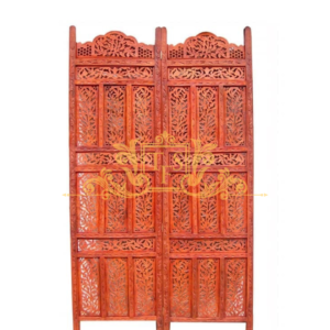 Hand-Carved Wooden Partition Screen