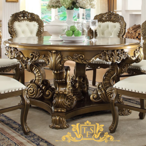 Wooden Royal Luxury Dining set