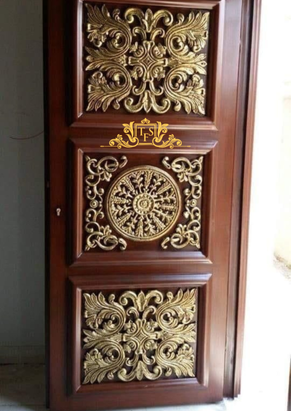 Main Door Design in Solid Teak