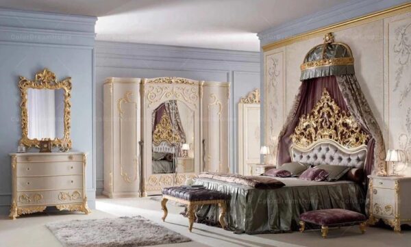 Classic Indian Style Bed Wooden - Image 2