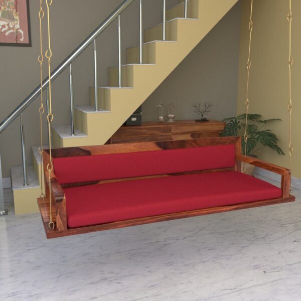 Handcrafted Hanging Swing - Image 2