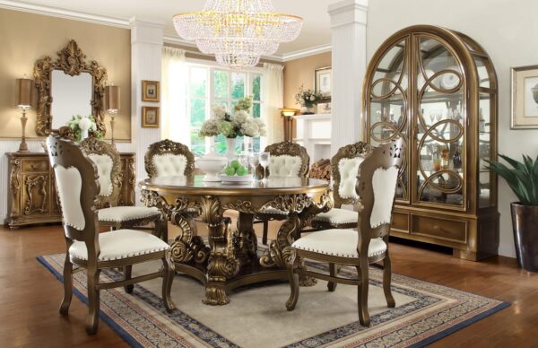 Wooden Royal Luxury Dining set - Image 2