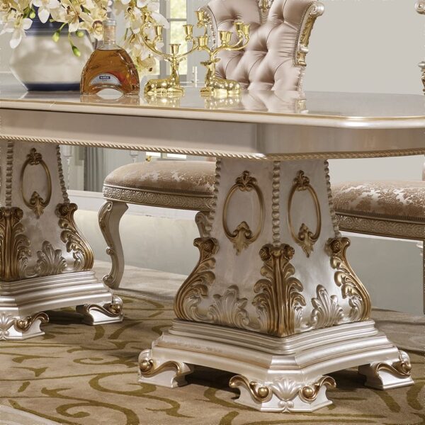Handcrafted Dining Set in Royal Finish - Image 3