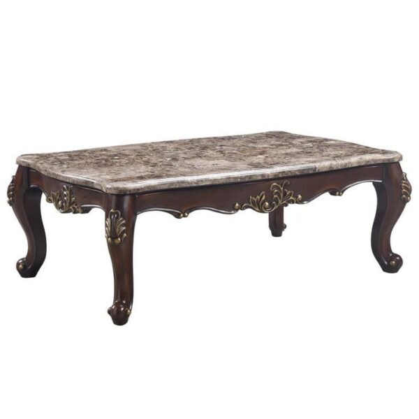 Beautiful Carved Center Table in Teak Wood - Image 2