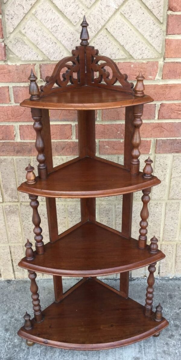 Wooden Corner Stand - Image 2