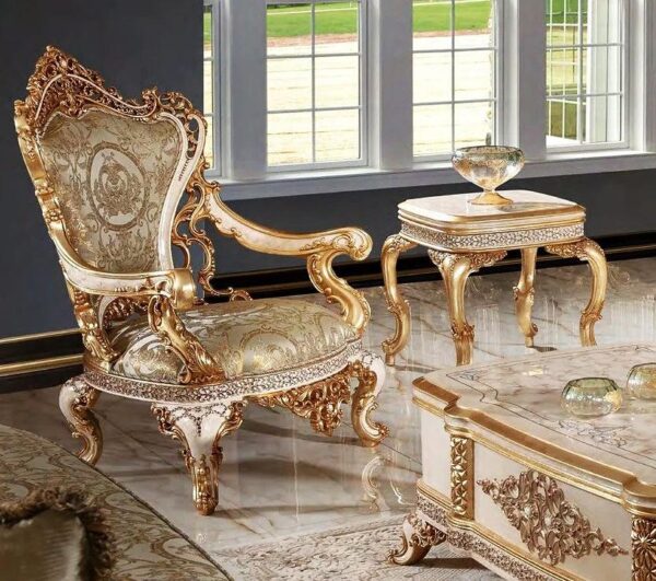 Luxurious Wooden Sofa - Image 3