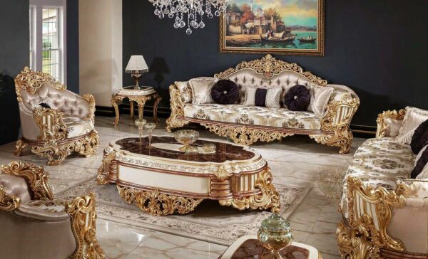 Exclusive Wooden Sofa Set, Living Room Set - Image 5