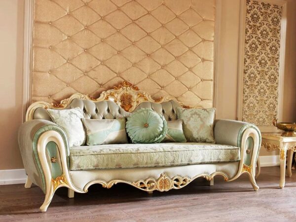 Living Room Classic Sofa Set - Image 6