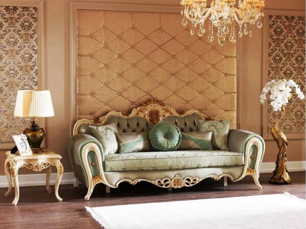 Living Room Classic Sofa Set - Image 4