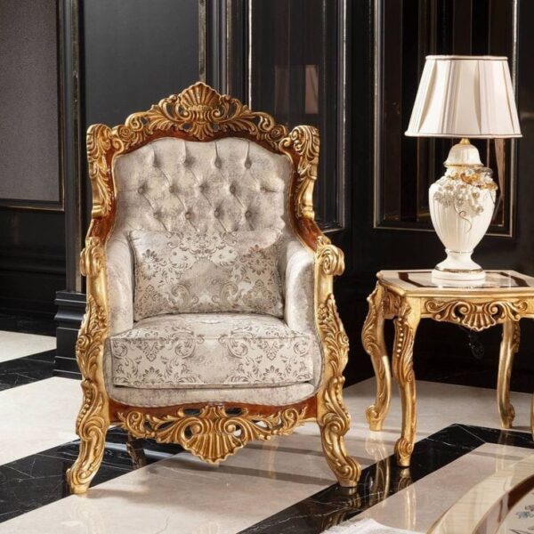 Luxury Chair in Teak Wood - Image 2